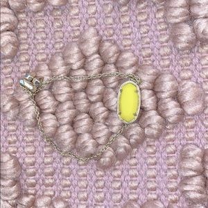 yellow Kendra Scott bracelet